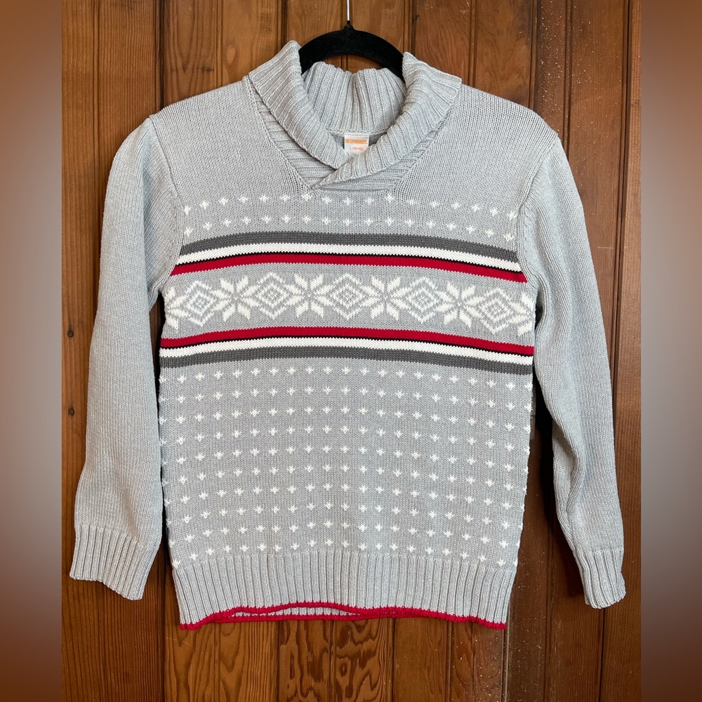 ⭐️Gymboree boys sweater Large 10/12. Great for winter!